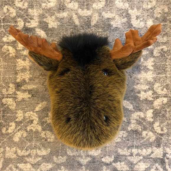 stuffed animal moose head
